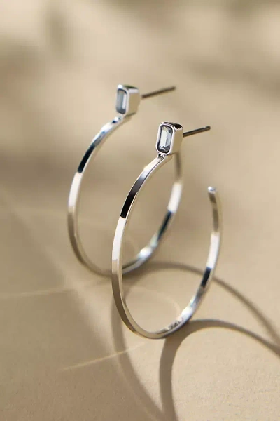 By Anthropologie Beaded Hoop Earrings