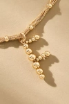 By Anthropologie Beaded Letter Monogram Necklace
