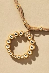 By Anthropologie Beaded Letter Monogram Necklace