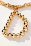 By Anthropologie Beaded Letter Monogram Necklace In Alphabet