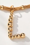 By Anthropologie Beaded Letter Monogram Necklace In Alphabet