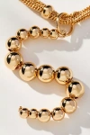 By Anthropologie Beaded Letter Monogram Necklace In Alphabet