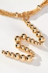 By Anthropologie Beaded Letter Monogram Necklace In Alphabet