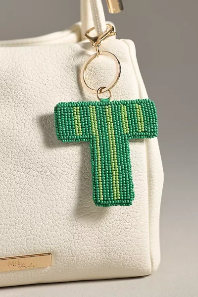By Anthropologie Beaded Monogram Charm