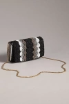 By Anthropologie Beaded Petal Clutch In Beige