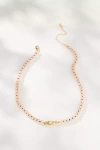 By Anthropologie Beaded Stone Necklace In Pink