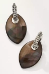 By Anthropologie Beaded Top Resin Drop Earrings In Multicolor