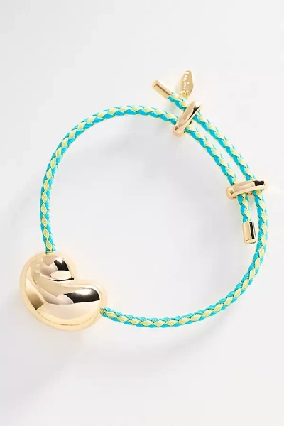 By Anthropologie Bean Pendant Cord Bracelet In Green
