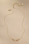 By Anthropologie Birthstone Bar Necklace In Gold