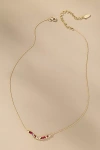By Anthropologie Birthstone Bar Necklace In Gold