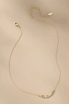By Anthropologie Birthstone Bar Necklace In Gold