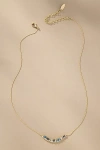 By Anthropologie Birthstone Bar Necklace In Multi