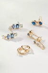 By Anthropologie Birthstone Earrings, Set Of 4 In Blue