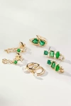 By Anthropologie Birthstone Earrings, Set Of 4 In Green