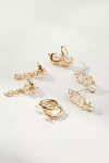 By Anthropologie Birthstone Earrings, Set Of 4 In Sand