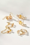 By Anthropologie Birthstone Earrings, Set Of 4 In Yellow