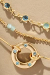 By Anthropologie Birthstone Layered Necklace In Blue