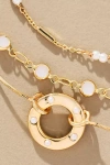 By Anthropologie Birthstone Layered Necklace In Sand