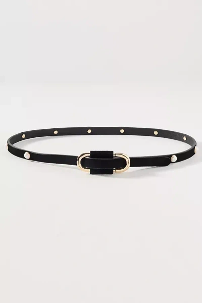 By Anthropologie Blake Studded Belt In Black