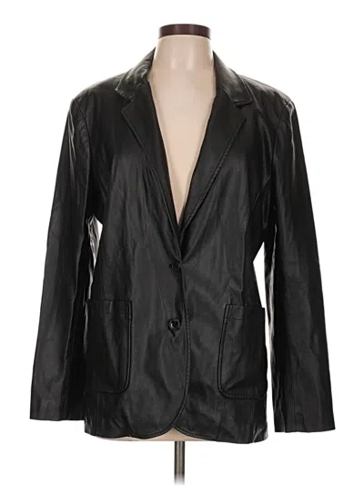 Pre-owned By Anthropologie Blazer Jacket In Black