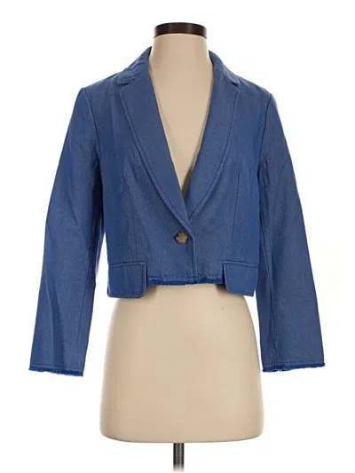 By Anthropologie Blazer Jacket In Blue