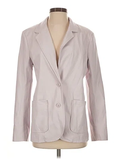 Pre-owned By Anthropologie Blazer Jacket In Gray