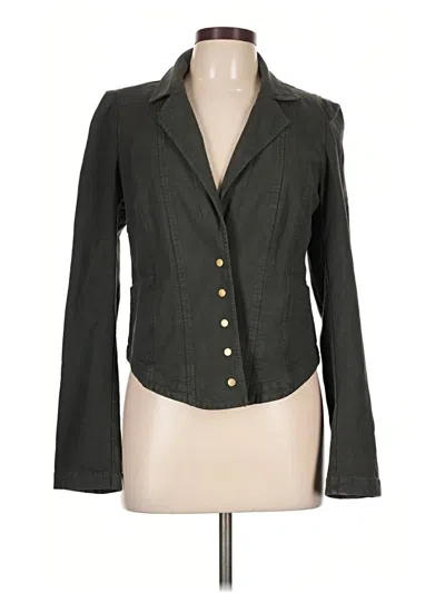 Pre-owned By Anthropologie Blazer Jacket In Green