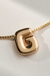 By Anthropologie Block Letter Monogram Necklace