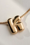 By Anthropologie Block Letter Monogram Necklace