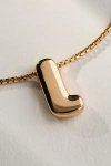 By Anthropologie Block Letter Monogram Necklace