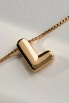 By Anthropologie Block Letter Monogram Necklace