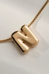 By Anthropologie Block Letter Monogram Necklace