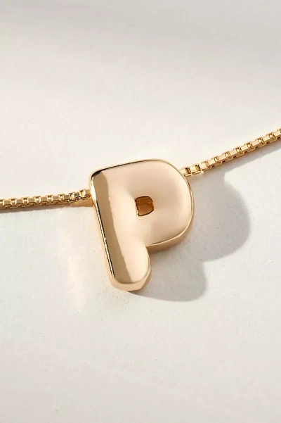 By Anthropologie Block Letter Monogram Necklace
