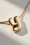 By Anthropologie Block Letter Monogram Necklace