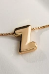 By Anthropologie Block Letter Monogram Necklace