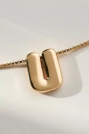 By Anthropologie Block Letter Monogram Necklace