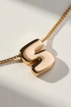 By Anthropologie Block Letter Monogram Necklace In Alphabet