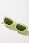 By Anthropologie Blocked Cat-eye Sunglasses In Mint