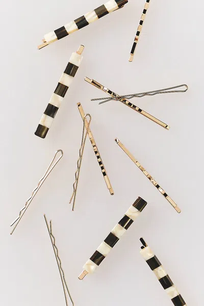 By Anthropologie Bobbie Pin Set In Silver