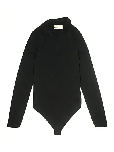 Pre-owned By Anthropologie Bodysuit In Black
