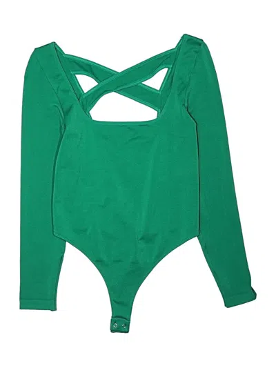 Pre-owned By Anthropologie Bodysuit In Green