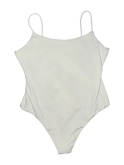 Pre-owned By Anthropologie Bodysuit In Ivory