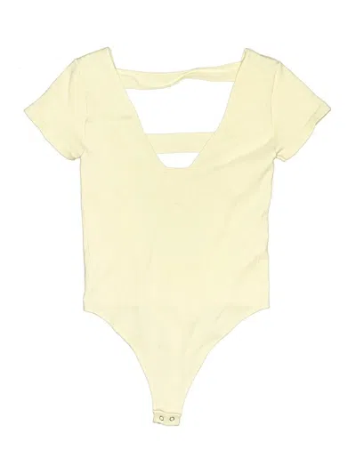 Pre-owned By Anthropologie Bodysuit In Yellow
