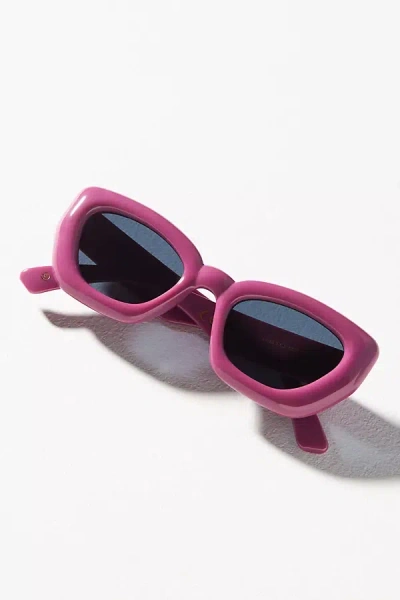 By Anthropologie Bold Bubble Cat-eye Sunglasses In Pink
