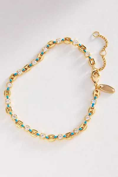 By Anthropologie Bottle Cap Stone Bracelet In Gold