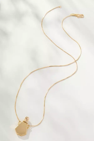 By Anthropologie Bottle Pendant Necklace In Gold