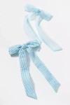 By Anthropologie Bow Barrettes, Set Of 2 In Blue