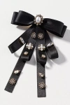 By Anthropologie Bow Brooch Barrette In Black