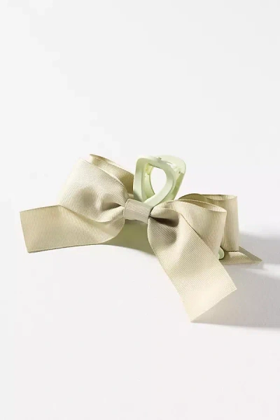 By Anthropologie Bow Hair Claw Clip In Green