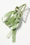By Anthropologie Bow Hair Claw Clip In Green